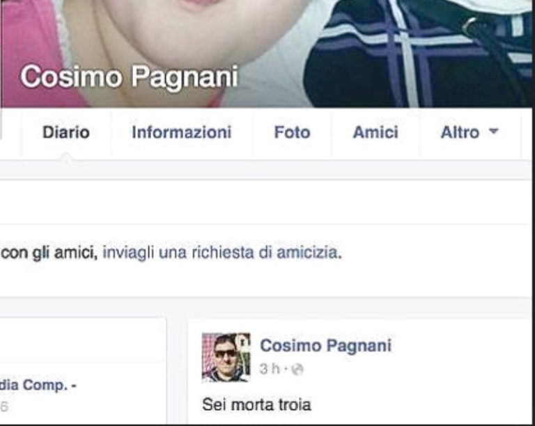 Cosimo Pagnani: un uxoricida si vanta sui socialnetwork