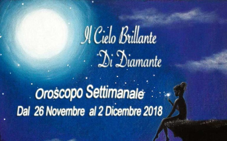 Oroscopo Settimanale dal 26 novembre al 2 Dicembre