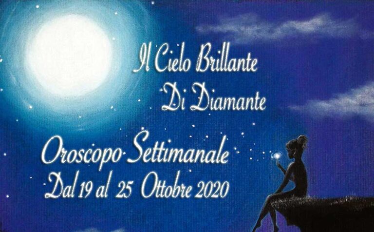 Oroscopo di Diamante dal 19 al 25 ottobre 2020