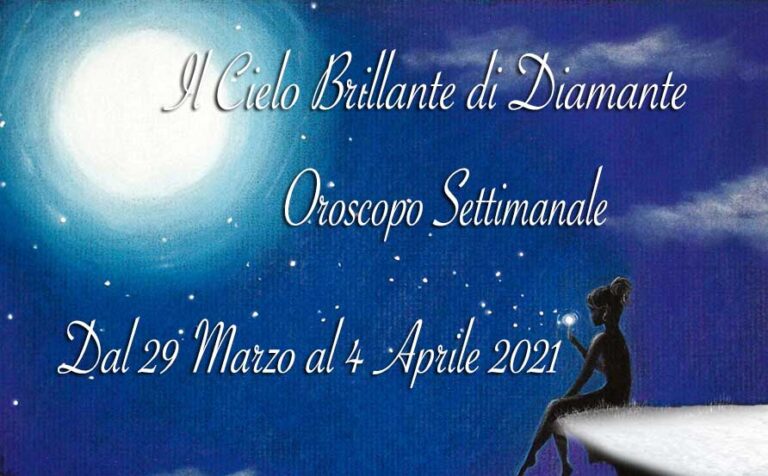 Oroscopo Diamante dal 29 marzo al 4 aprile 2021