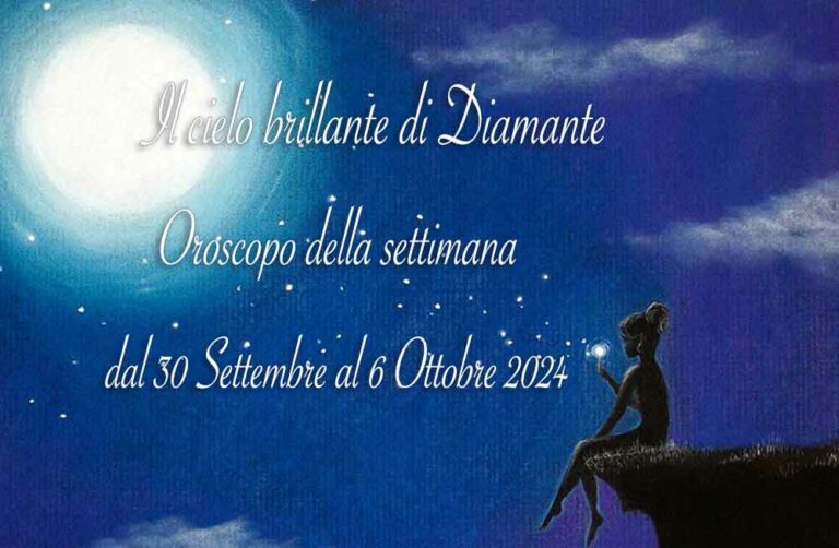 Oroscopo di Diamante dal 30 settembre al 6 ottobre